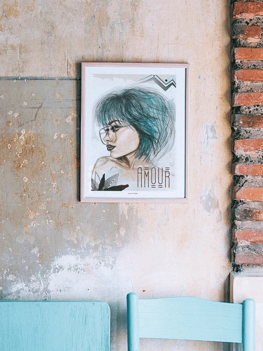 Portrait Femme Totem Amour – Image 2