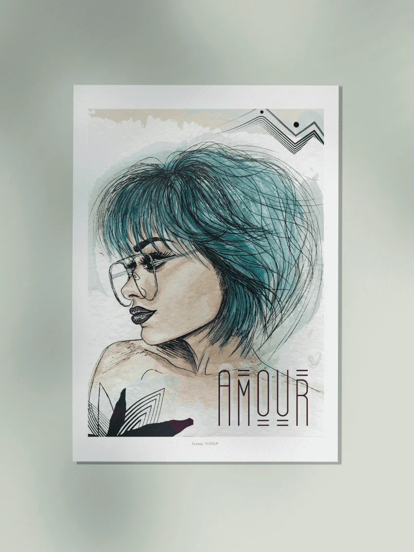 Portrait Femme Totem Amour – Image 3