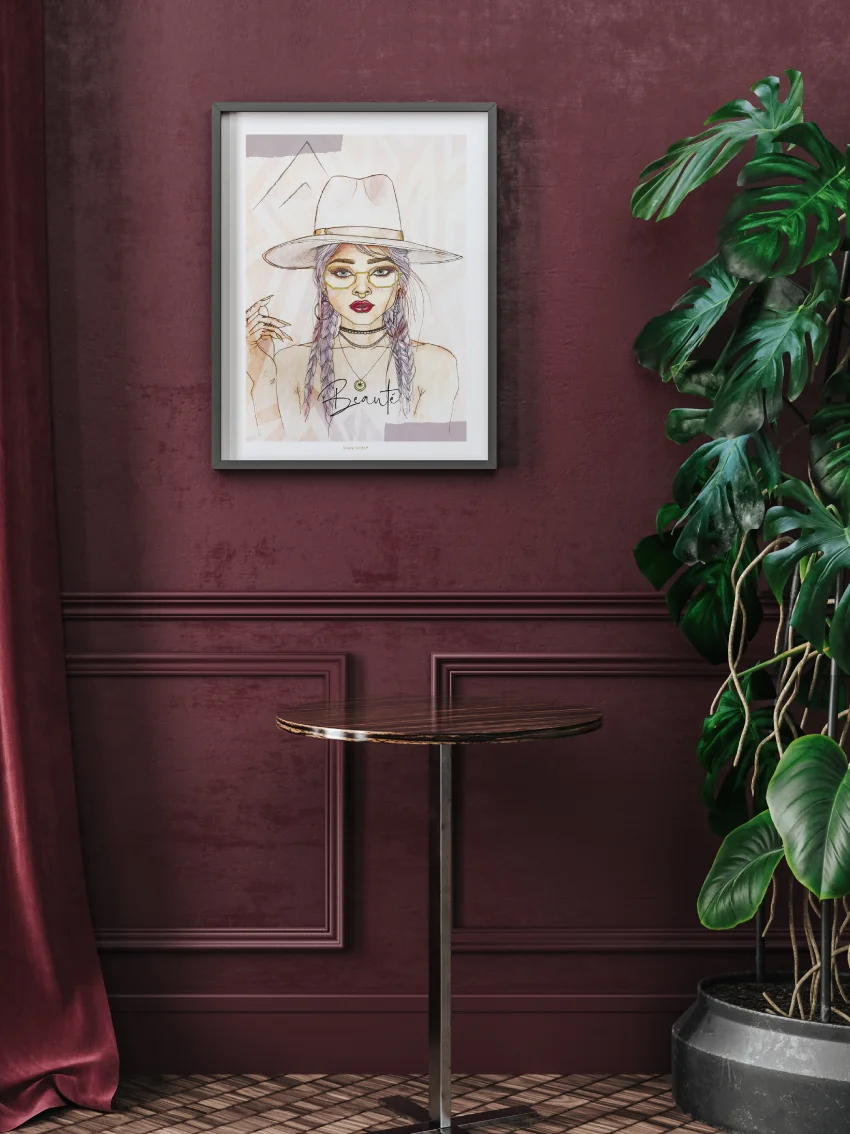 Portrait Femme Totem Beauté